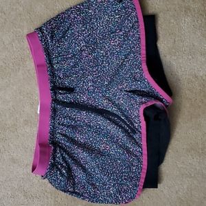 Multi color Nike dri fit running shorts size medium